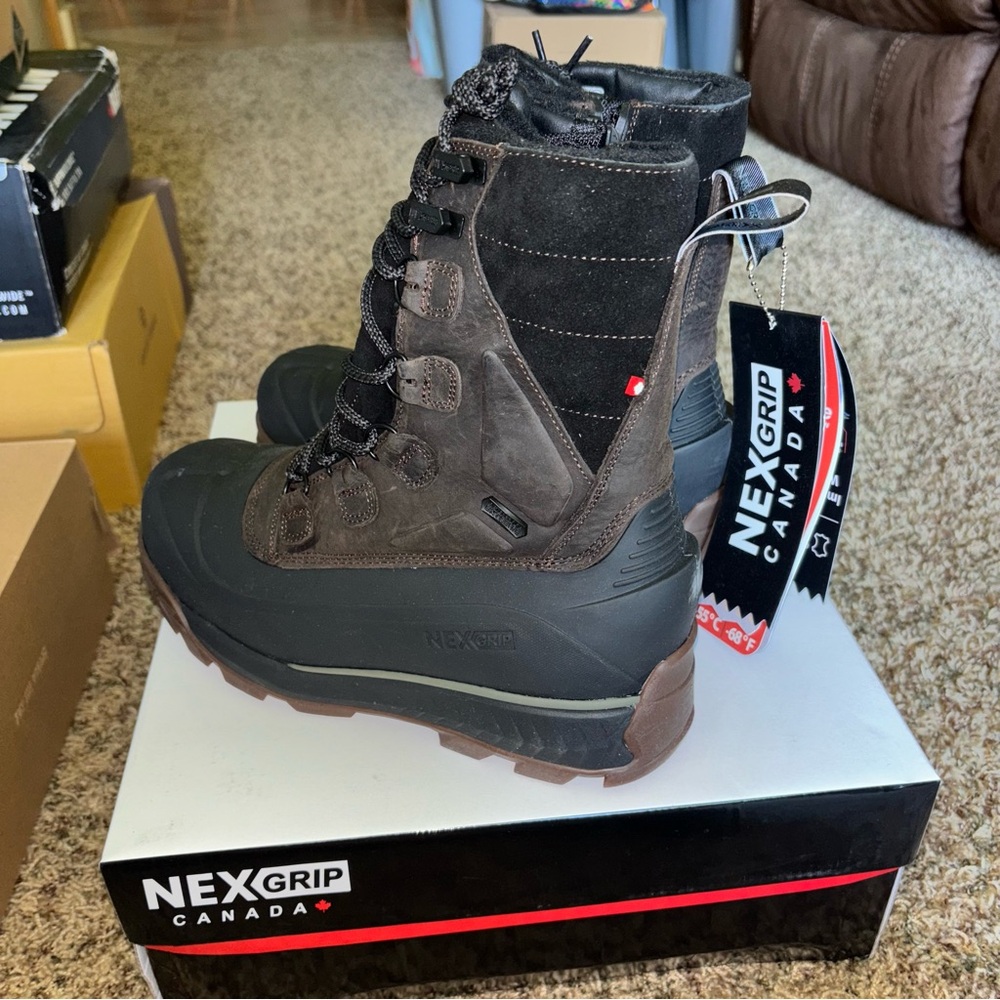 NexGrip Men's Ice Bromont 2.0 Winter Boots Size 9 NEW